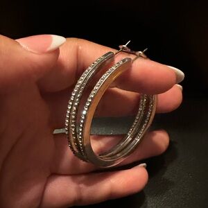 Rhinestone hoops